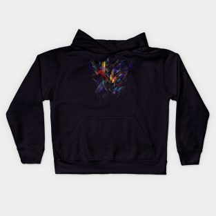 pattern - color chaos texture Kids Hoodie